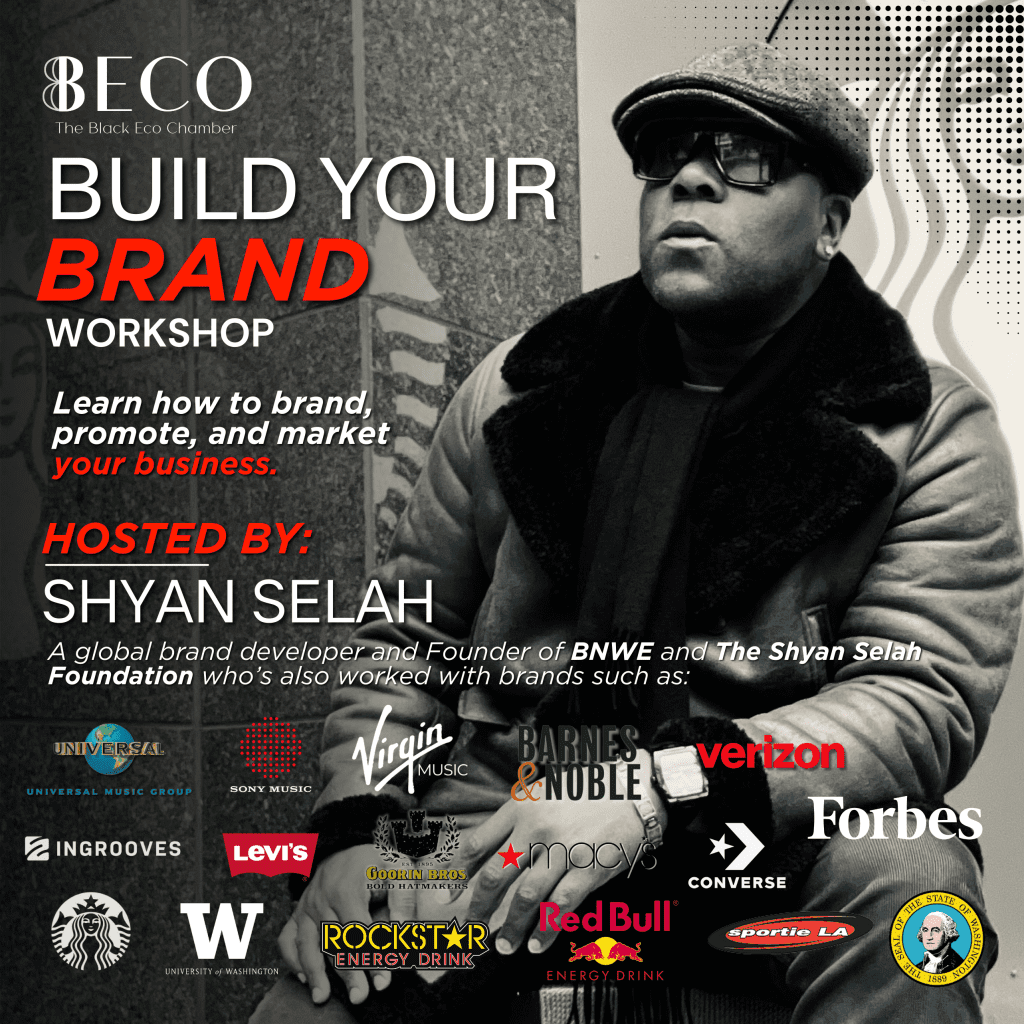 Shyan Selah featured on BECO's Build Your Brand Workshop