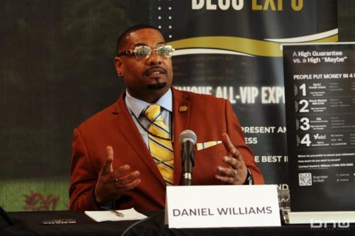 Daniel Williams speaks at the 2024 BECO EXPO